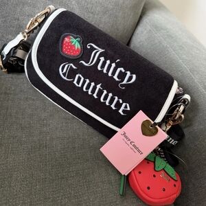 NEW Juicy Couture Strawberry Crossbody Handbag